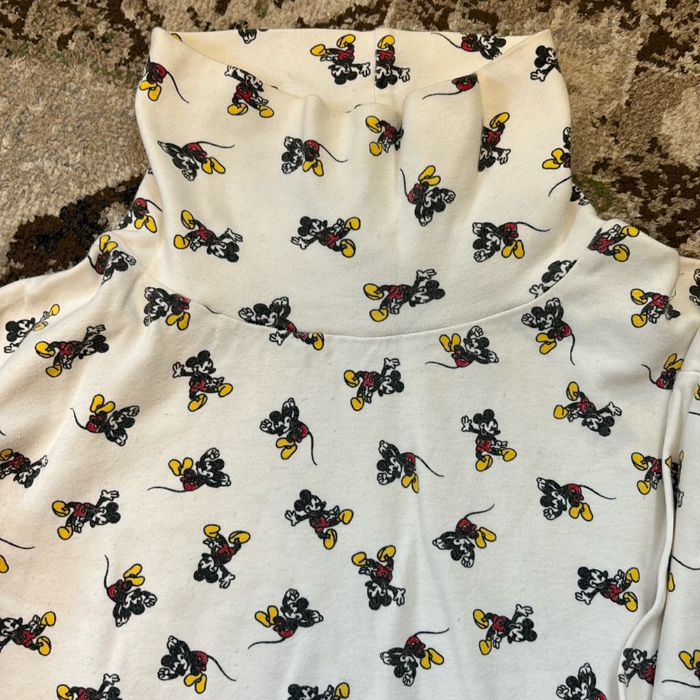 Vintage 90’s Mickey & Co. turtleneck medium Disney 90’s women’s warm long sleeve - Picture 2 of 12